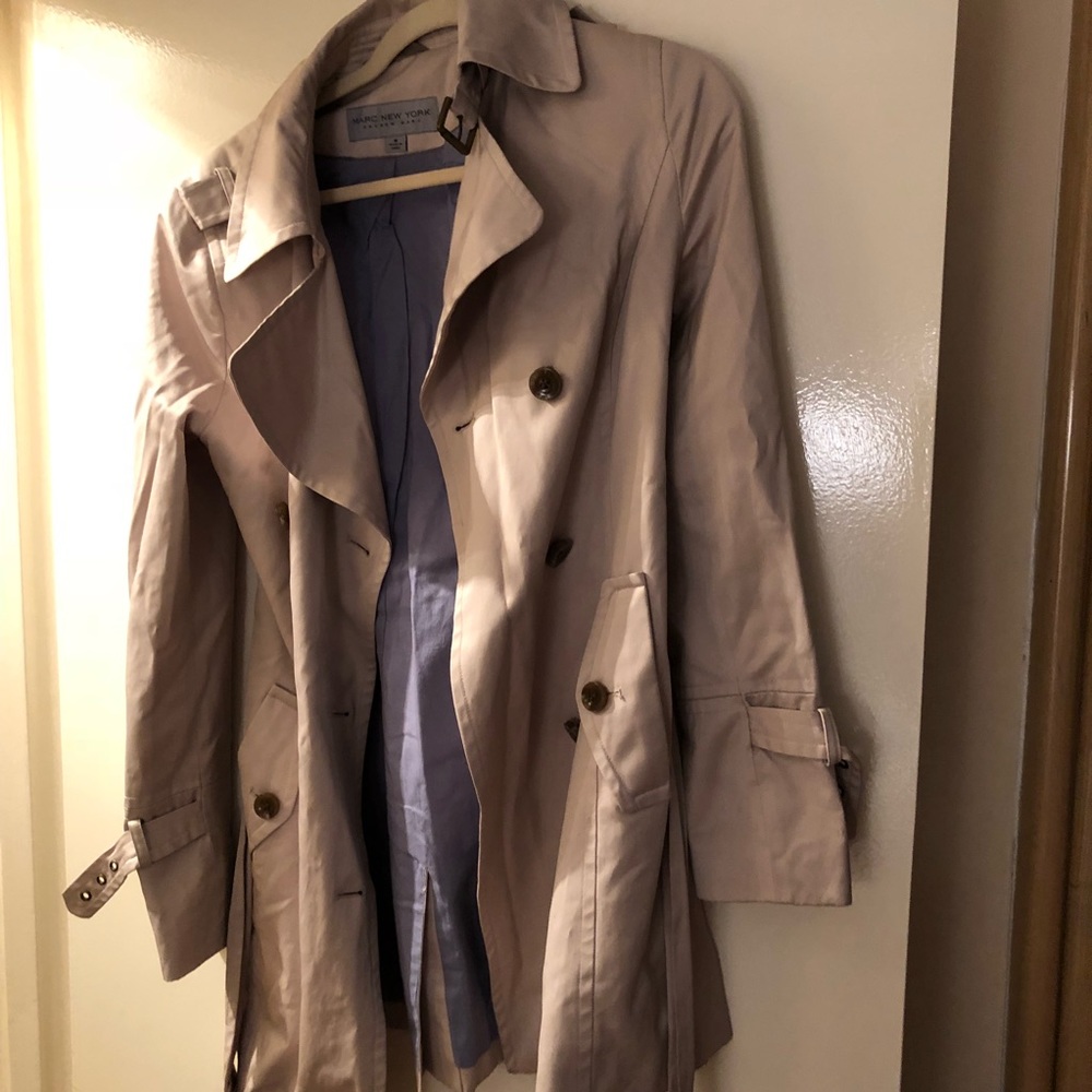Marc New York rain coat/trench coat in beige